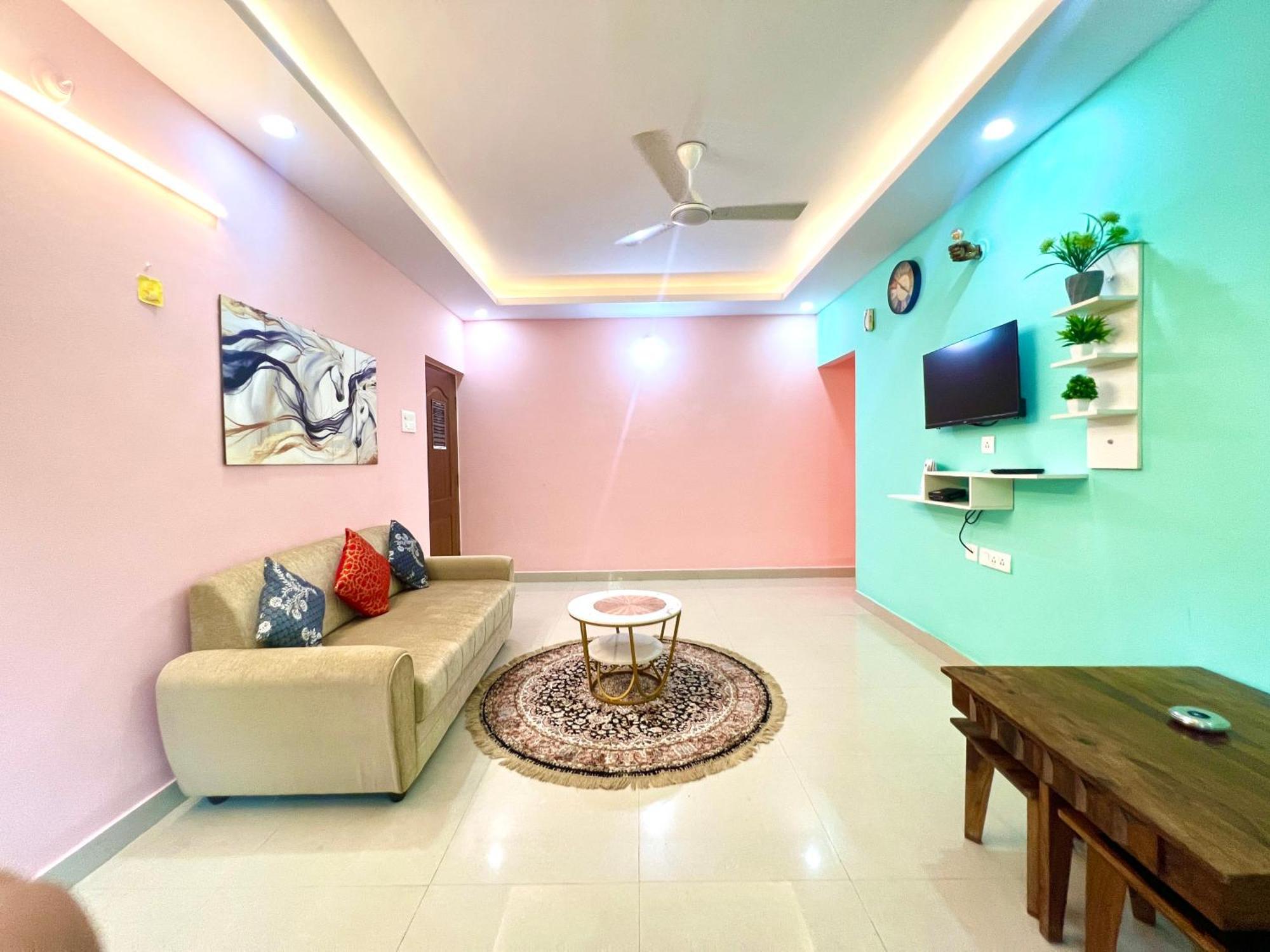 2Bhk Stunning Apartment With Pool Vagator Eksteriør bilde